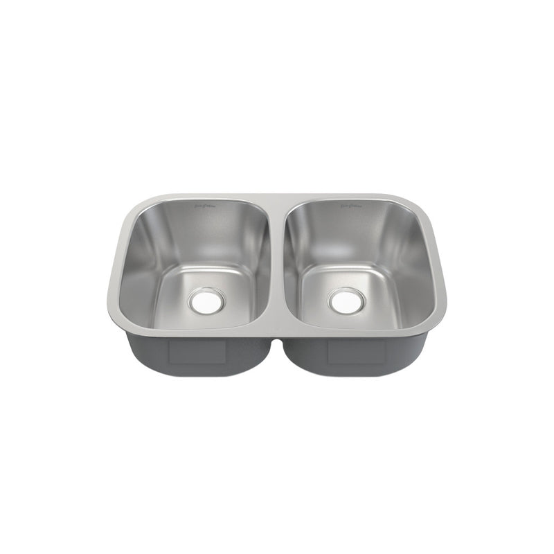 Toulouse 29 x 18 Stainless Steel, Dual Basin, Undermount Kitchen Sink