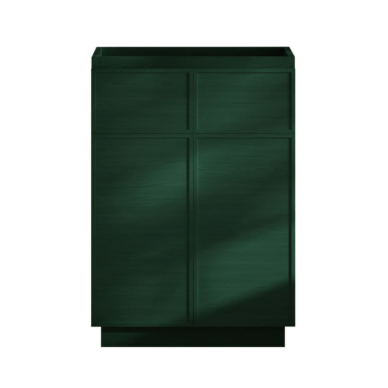 St. Tropez 24" Freestanding Bathroom Vanity Cabinet without Top in Green Oak
