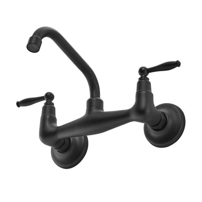 Loire Wall-Mounted Faucet in Matte Black