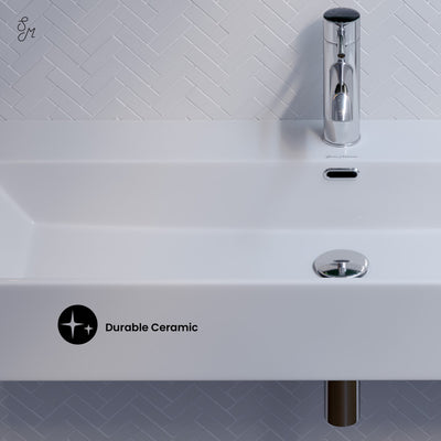 Claire 40" Rectangle Wall-Mount Bathroom Sink