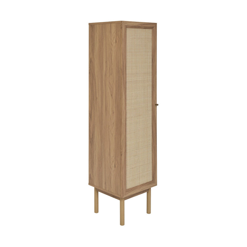 Classe 15.5 x 15 x 60 Freestanding Linen Cabinet in Toppan Oak