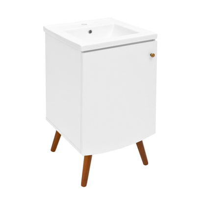 Manoir 18" Bathroom Vanity in White