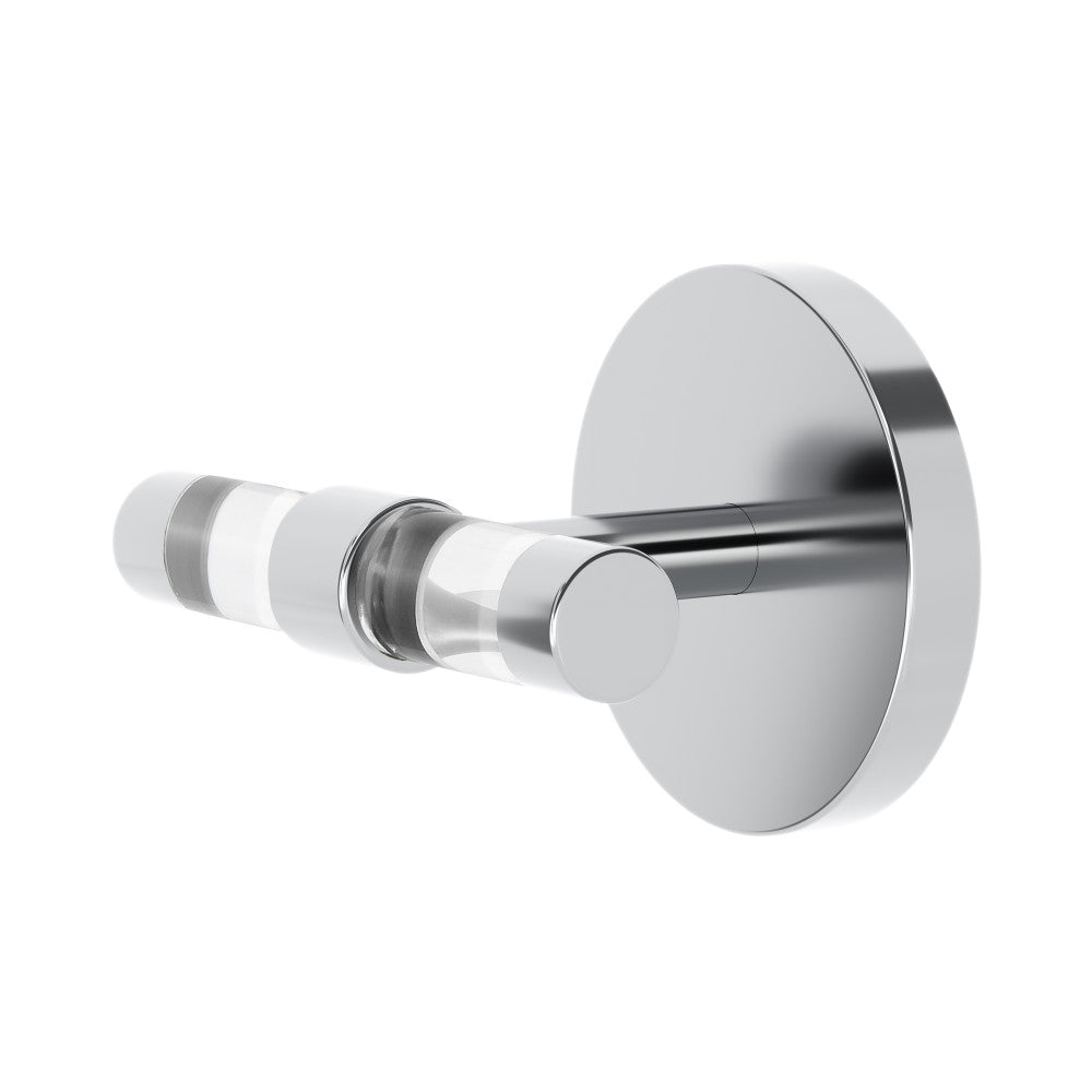 Verre Acrylic Bathroom Robe Hook in Chrome