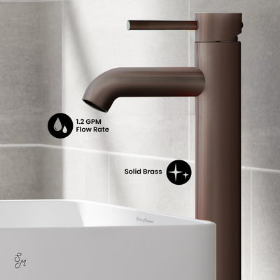 Ivy Single Hole, Single-Handle, High Arc Bathroom Faucet in Oil Rubbed Bronze