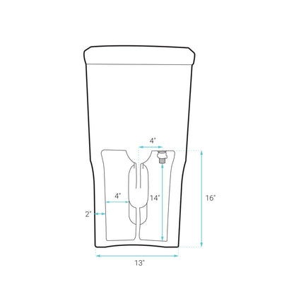 Classe One-Piece 12" Rough-in 1.1/1.6 GPF Dual Top Flush Elongated Toilet in Glossy White