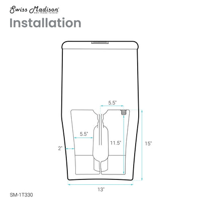 Liberte One-Piece Elongated Toilet Dual-Flush 1.1/1.6 gpf