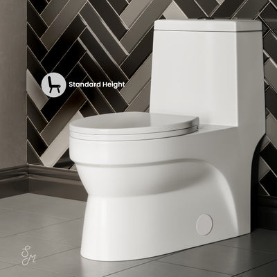 Virage One-Piece Elongated Toilet Vortex Dual-Flush 1.1/1.6 gpf