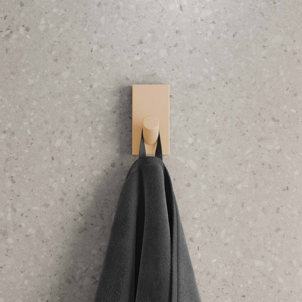 Monaco Concrete Bathroom Robe Hook in Sand