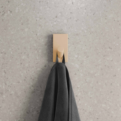 Monaco Concrete Bathroom Robe Hook in Sand