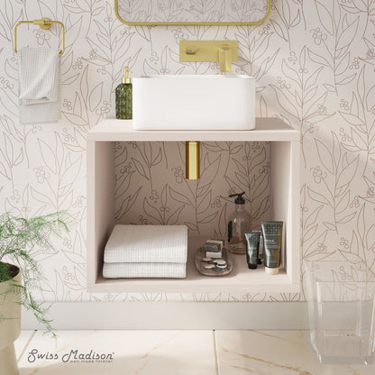 Concorde 24'' Wall-Hung Vanity In White Oak