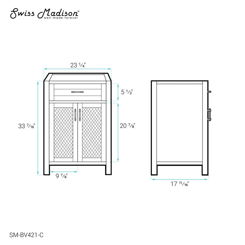 Calice 24 Bathroom Vanity (Cabinet Only)