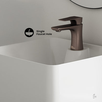 Carre One Piece Pedestal Sink