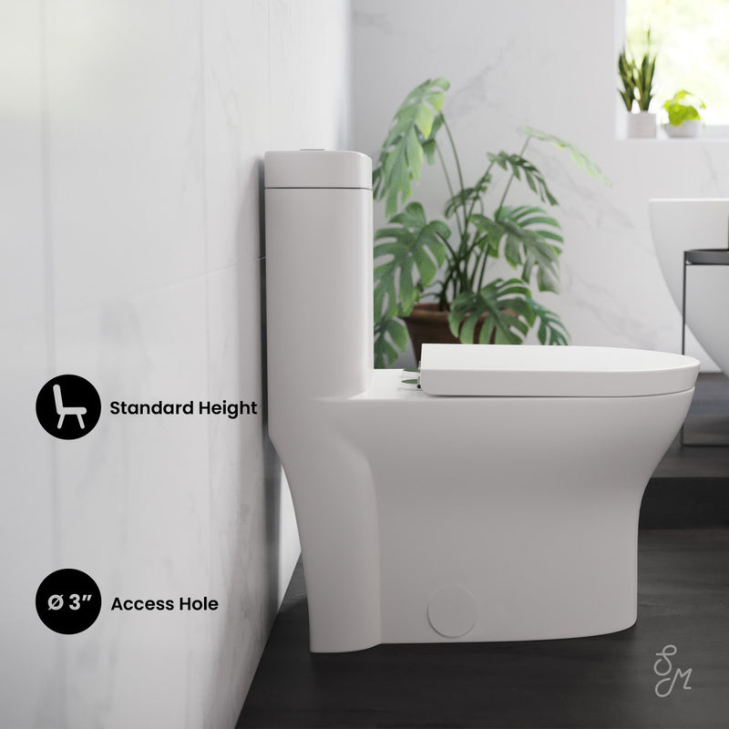 Monaco One-Piece Elongated Toilet Dual-Flush 1.1/1.6 gpf