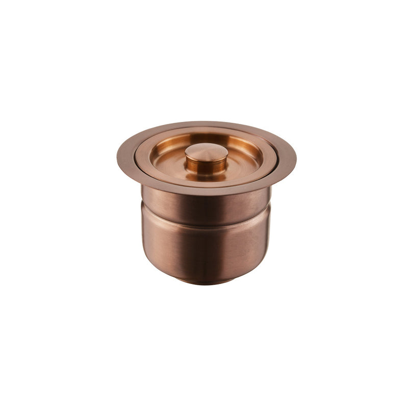 4.5" Stainless Steel Basket Drain in Rose Gold