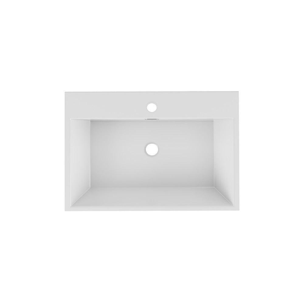Concorde 24" Rectangle Console Sink with Brushed Gold Legs
