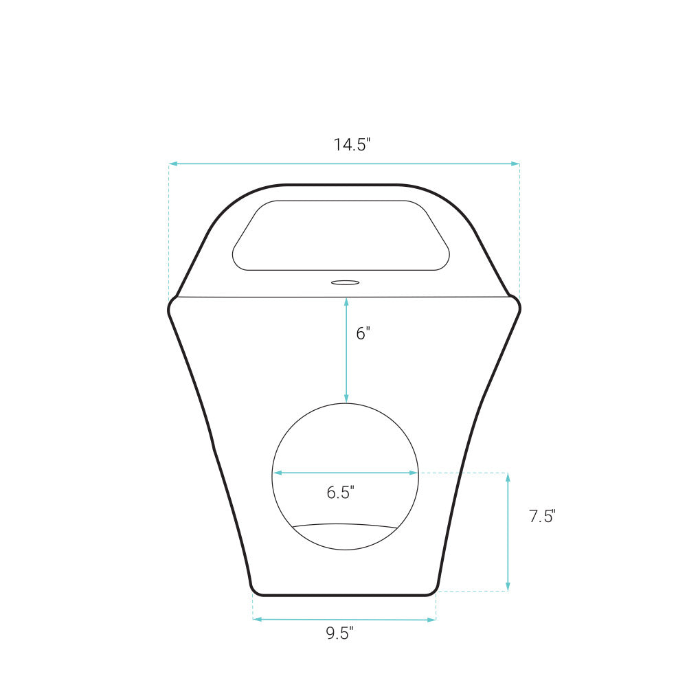 Carre Floor Mount Classic Bidet in Glossy White