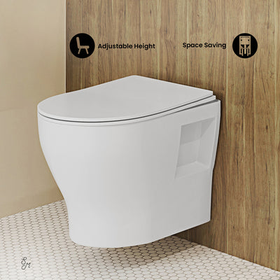 Ivy II Wall-Hung Elongated Toilet Bowl