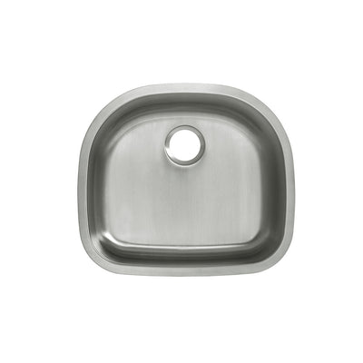 Toulouse 23 5/8 x 21 Stainless Steel, Single Basin, Undermount Kitchen Sink