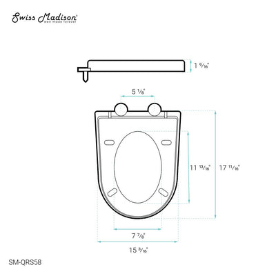 Quick-Release UF Seat for St. Tropez Vortex™ flush Toilets