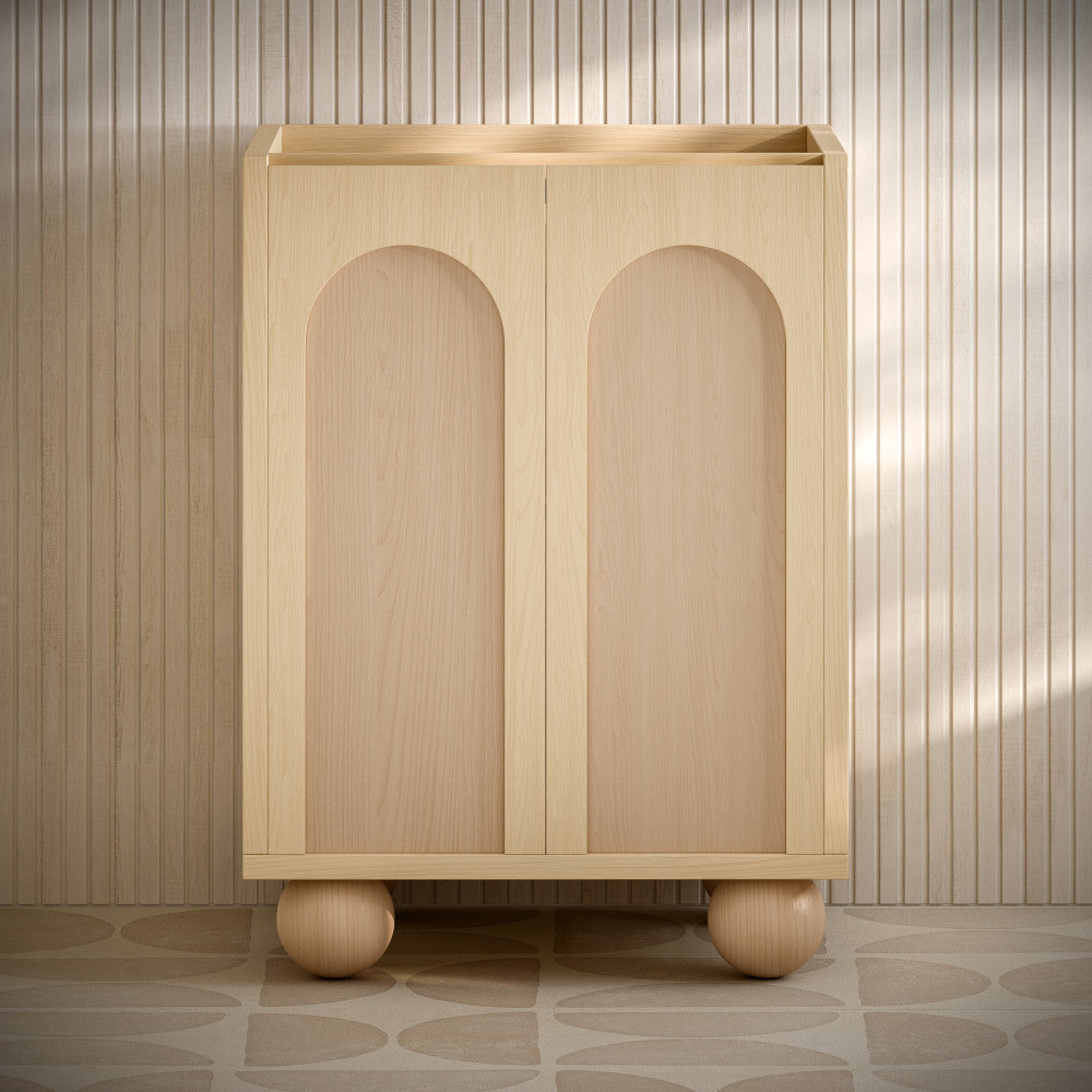 Porte 24" Freestanding Bathroom Vanity Cabinet without Top in Natural Oak