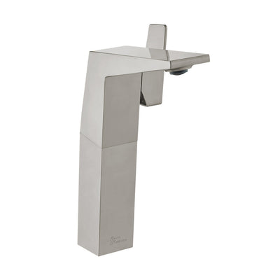 Carre Single Hole, Single-Handle, High Arc Bathroom Faucet in Brushed Nickel