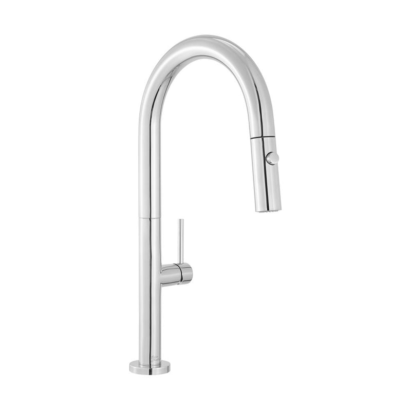 Chalet Single Handle, Pull-Down Kitchen Faucet in Chrome