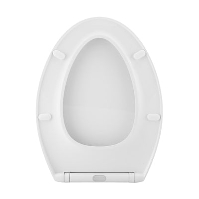 Lumiere Elongated Quick-Release Toilet Seat with Night Light