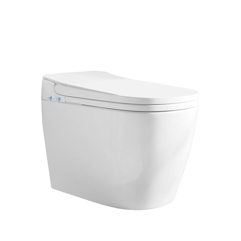 Avancer One Piece Smart Toilet 1.28 GPF in Glossy White with Heated Bidet, Air Drying, Night Light, Foot Sensor