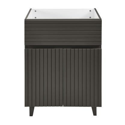 Bernay 24 Bathroom Vanity in Cedar Gray Cabinet Only