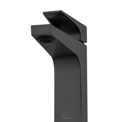 Voltaire Single Hole, Single-Handle, Bathroom Faucet in Matte Black