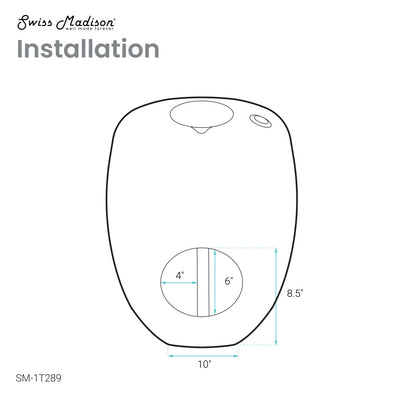Plaisir II One-Piece Round Toilet Top Flush 1.28 GPF
