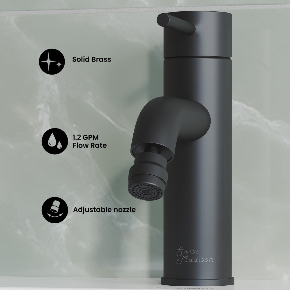 Ivy Bidet Faucet in Matte Black