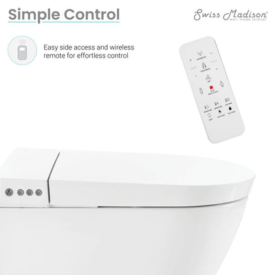Pur Smart Wall-Hung Toilet with Bidet Bundle (SM-ST080, SM-WCB02)