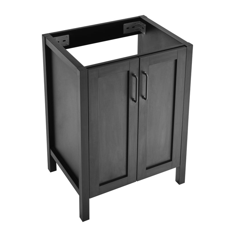 Avallon 24 Bathroom Vanity in Matte Black Cabinet Only