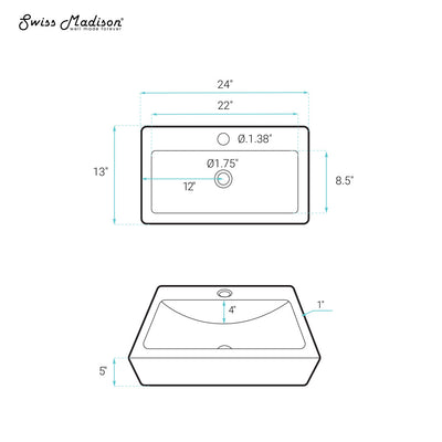 Rennes 24" Vessel Sink