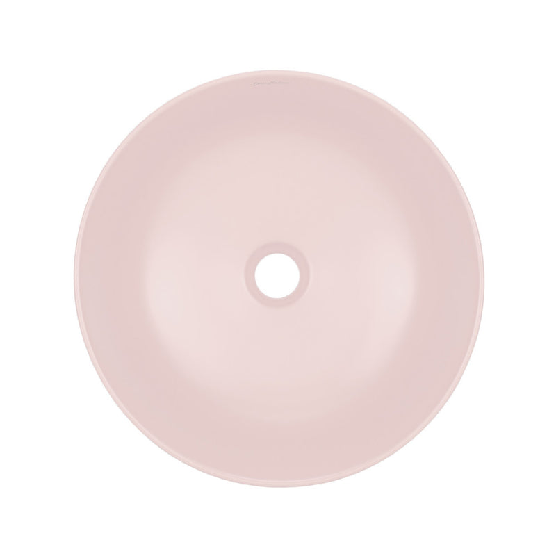 Classe 16 Color Ceramic Sink in Matte Pink