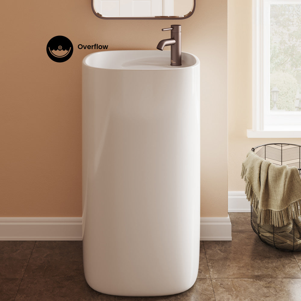Ivy One Piece Pedestal Sink