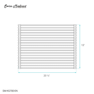 20 x 12 " Kitchen Sink Grid, Green