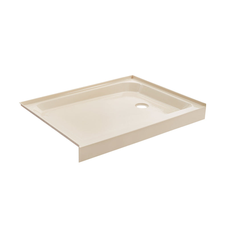 Voltaire 48" x 36" Single-Threshold, Left-Hand Drain, Shower Base in Biscuit