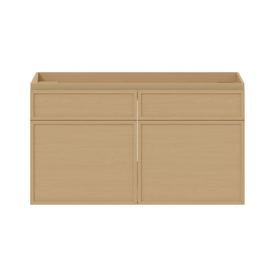 St. Tropez 36" Wall-Mounted Bathroom Vanity Cabinet without Top in Natural Oak