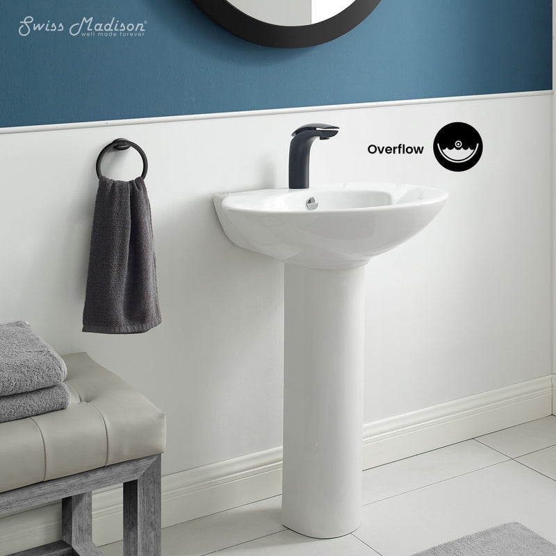 Plaisir Rounded Basin Pedestal Sink