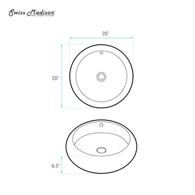 Plaisir Round Vessel Sink