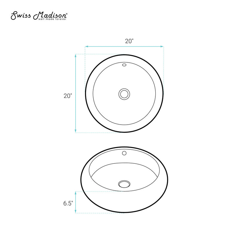 Plaisir Round Vessel Sink