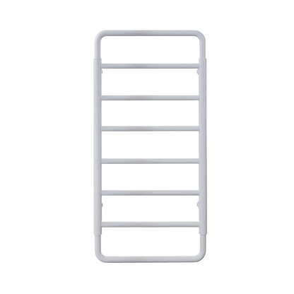 Ivy 8-Bar Electric Towel Warmer in Matte White