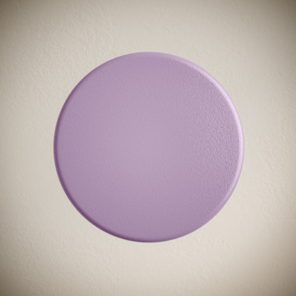 Lisse Concrete Bathroom Sink Non-Overflow Pop Up Drain in Matte Lavender