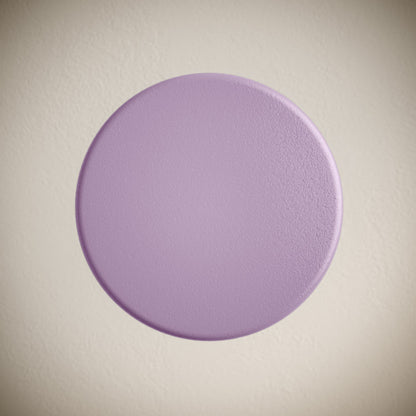 Lisse Concrete Bathroom Sink Non-Overflow Pop Up Drain in Matte Lavender