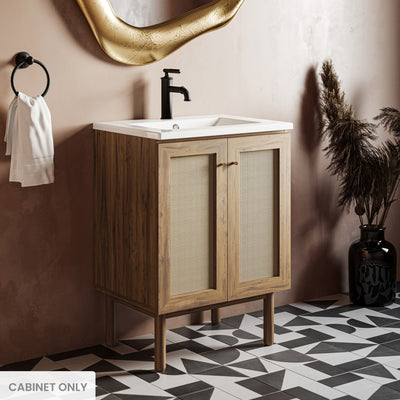 Classe 24" Bathroom Vanity in Oak Cabinet Only