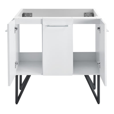 Annecy 36" Bathroom Vanity in White - Cabinet Only