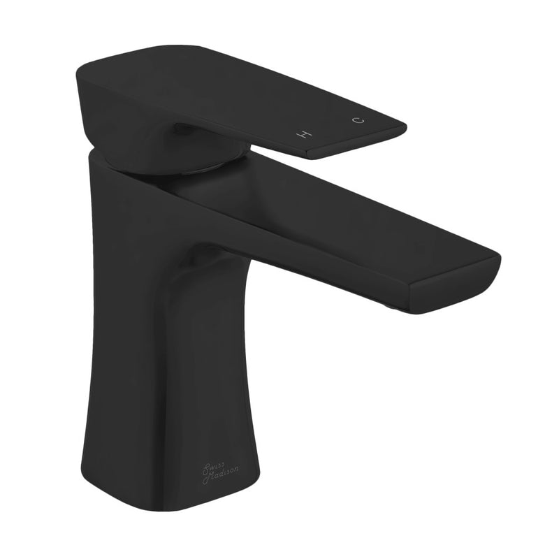 Monaco Single Hole, Single-Handle, Bathroom Faucet in Matte Black