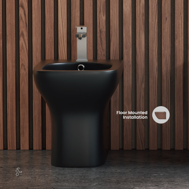 Carre Bidet in Matte Black